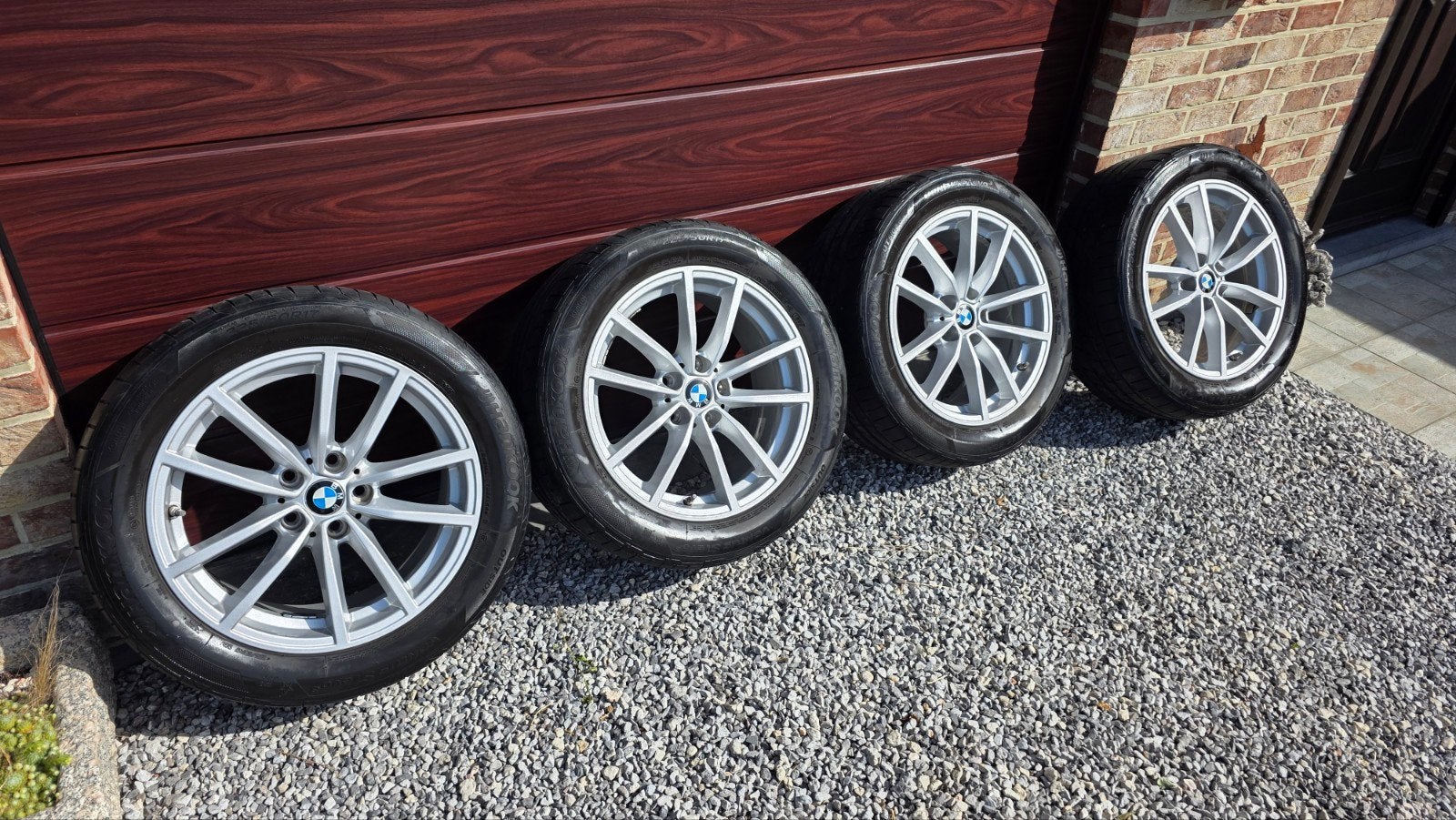 BMW - G20-21 Star zomervelgen en banden..., Ophalen, Gebruikt, Banden en Velgen, 17 inch