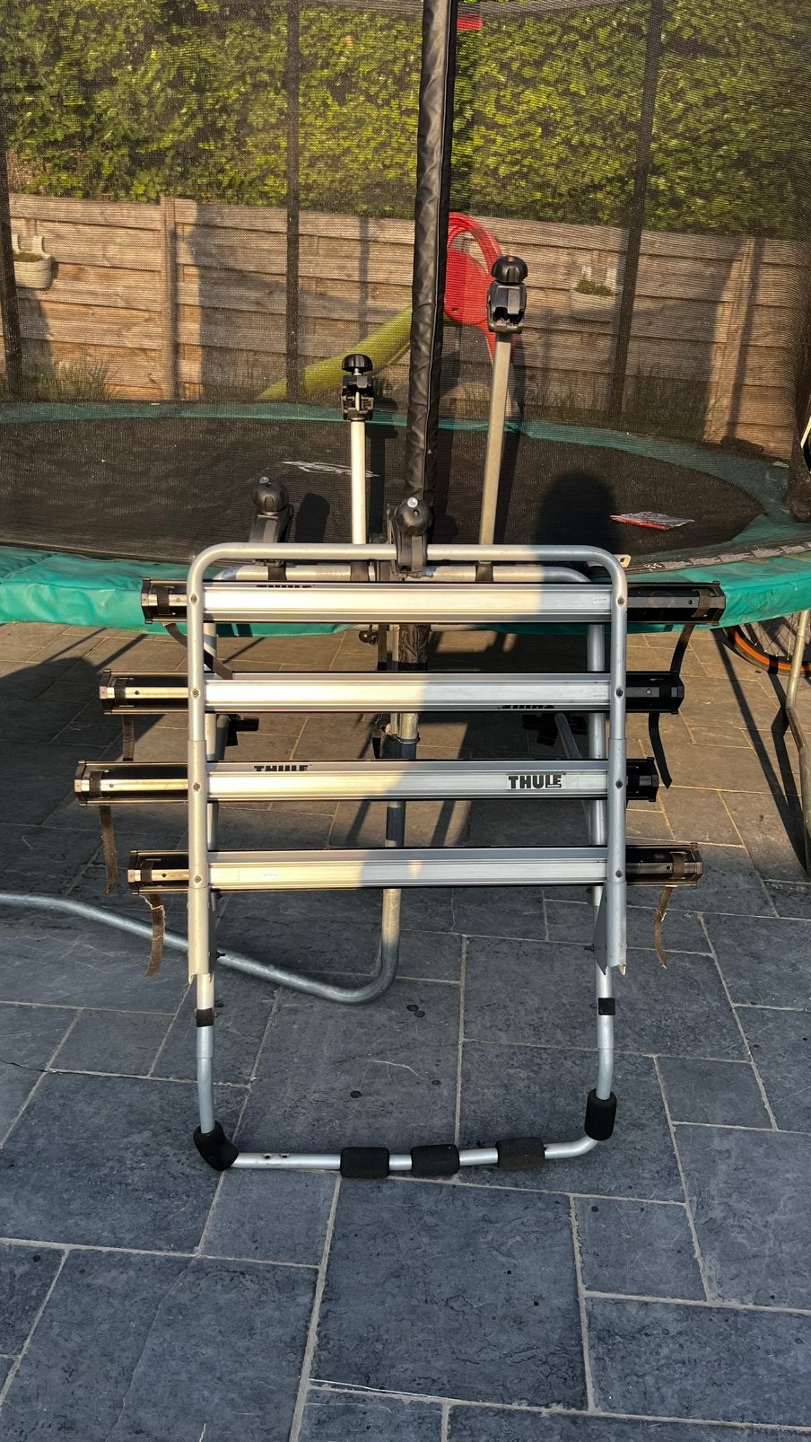 Fietsendrager voor 4 fietsen, 3 fietsen of meer, Gebruikt, Brede banden, Achterklepdrager