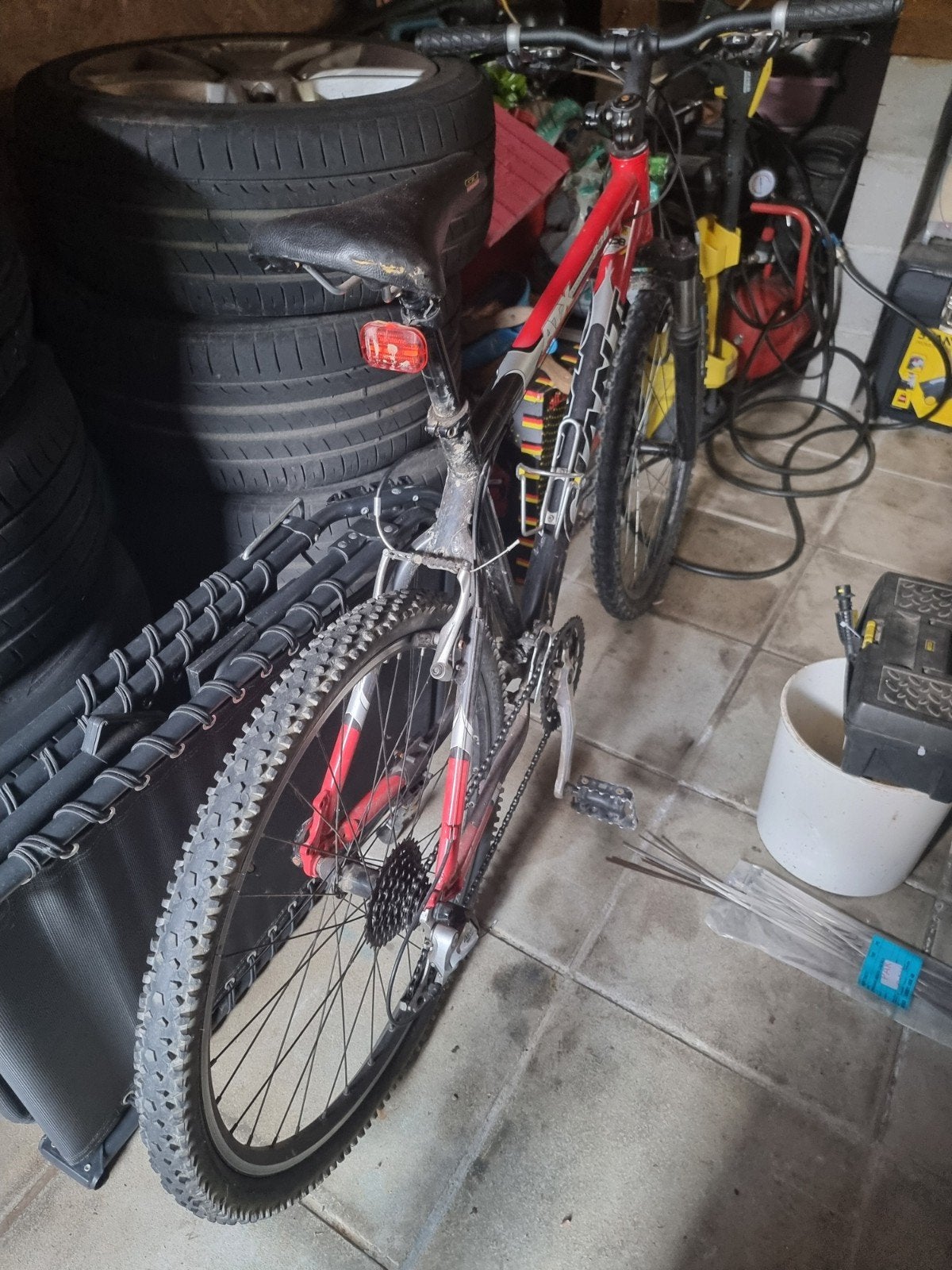 Giant fiets, Ophalen