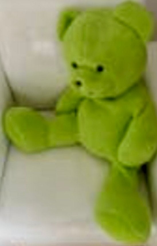 Pluche knuffelbeer, Ophalen of Verzenden, Zo goed als nieuw, Wit
