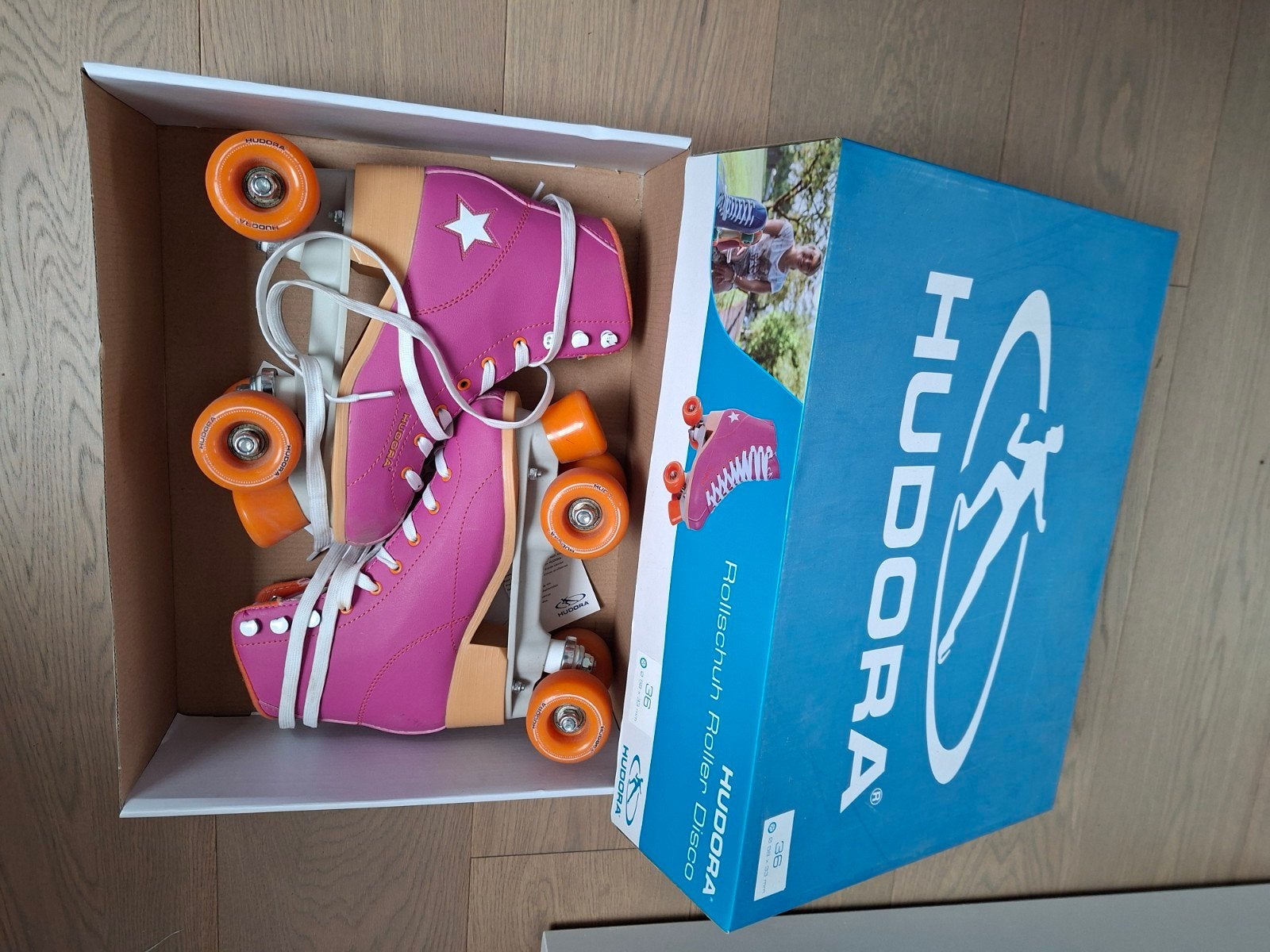 Rolschaatsen hudora maat 36, Sport en Fitness, Skeelers, Ophalen