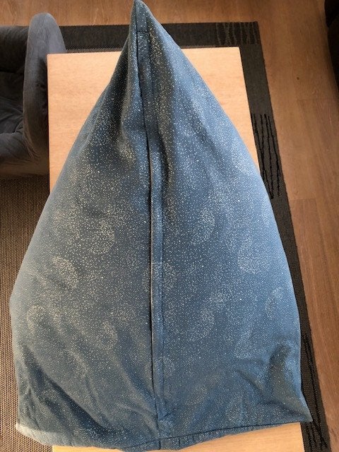 "Nobodinoz" poef jeans, Ophalen, Gebruikt, Stof