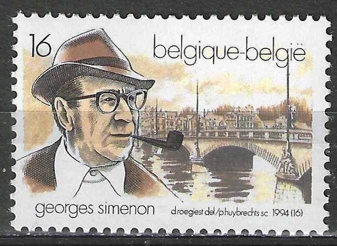 Belgique 1994 - Yvert/OBP 2579 - Georges Simenon (PF), Envoi, Non oblitéré, Neuf