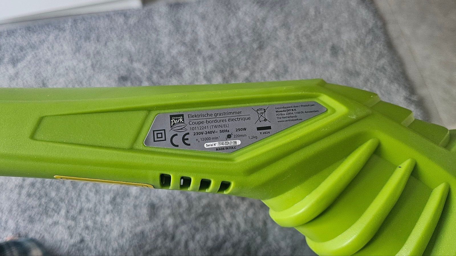 elektrische grasmaaier, Tuin en Terras, Ophalen, Elektrische grasmaaier