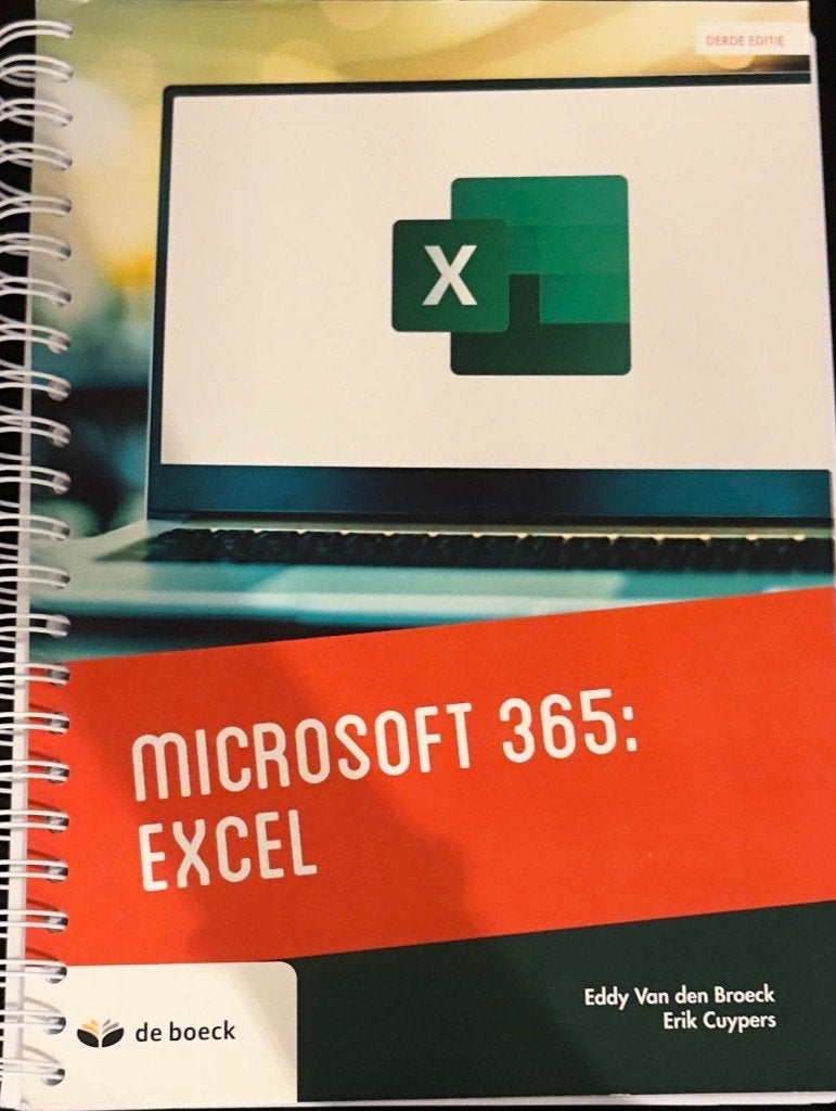 Microsoft 365: excel ISBN 9789464173451, Ophalen of Verzenden, Gelezen, Hogeschool