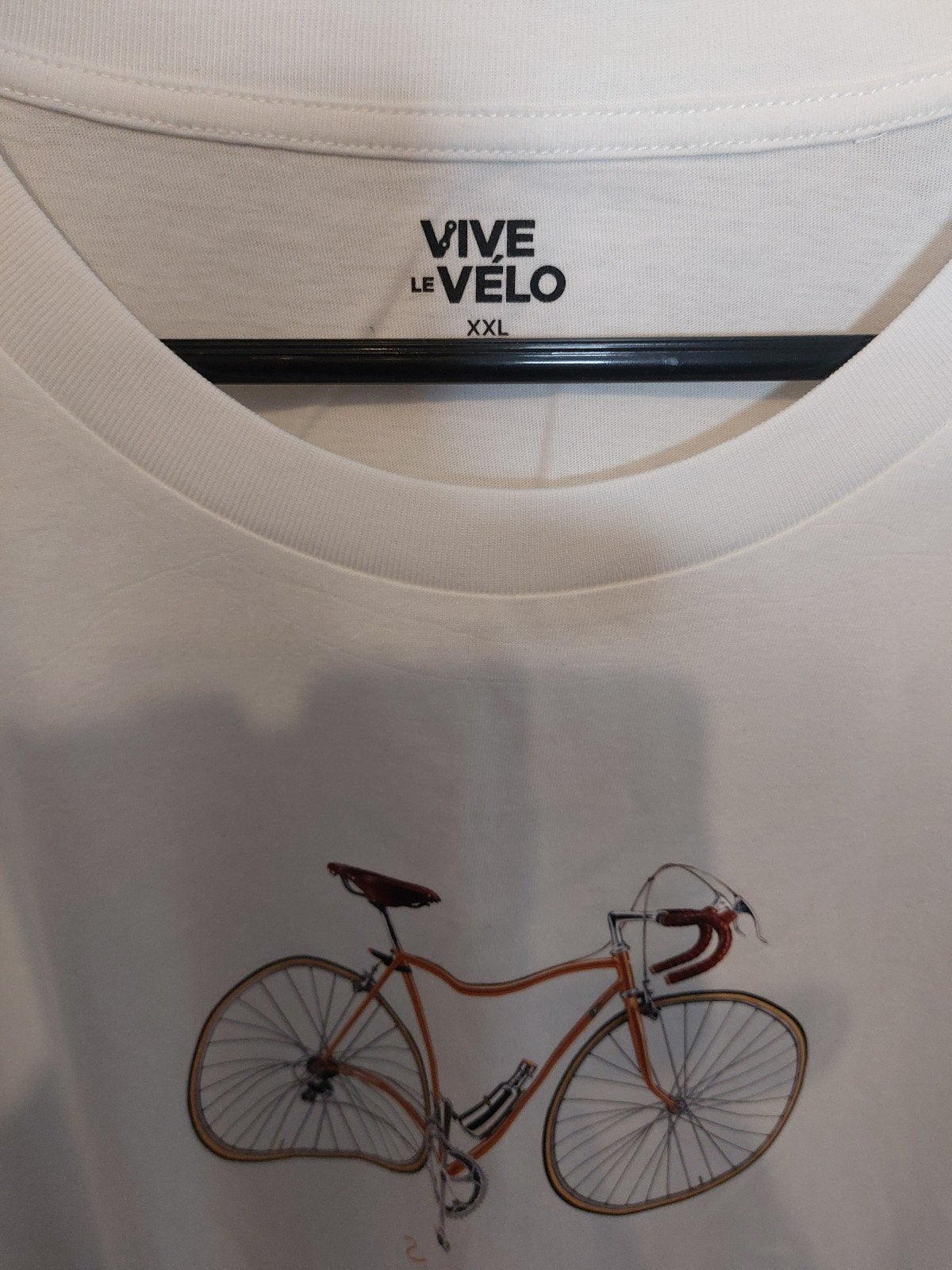 Vive Le Velo XXL Shirt Nieuw Nooit Gedragen, Ophalen, Nieuw, Overige maten, Wit