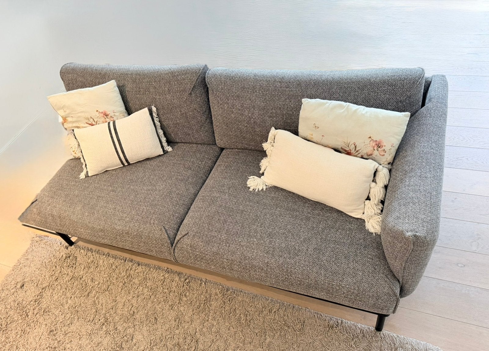 IKEA SÖDERHAMN salon – 3-zitsbank + chaise longue (modulair), Ophalen, Gebruikt, Stof