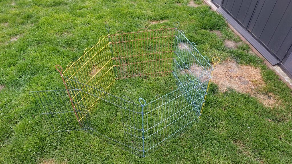 Hekje met deurtje voor kleine dieren, Dieren en Toebehoren, Ophalen of Verzenden, Gebruikt