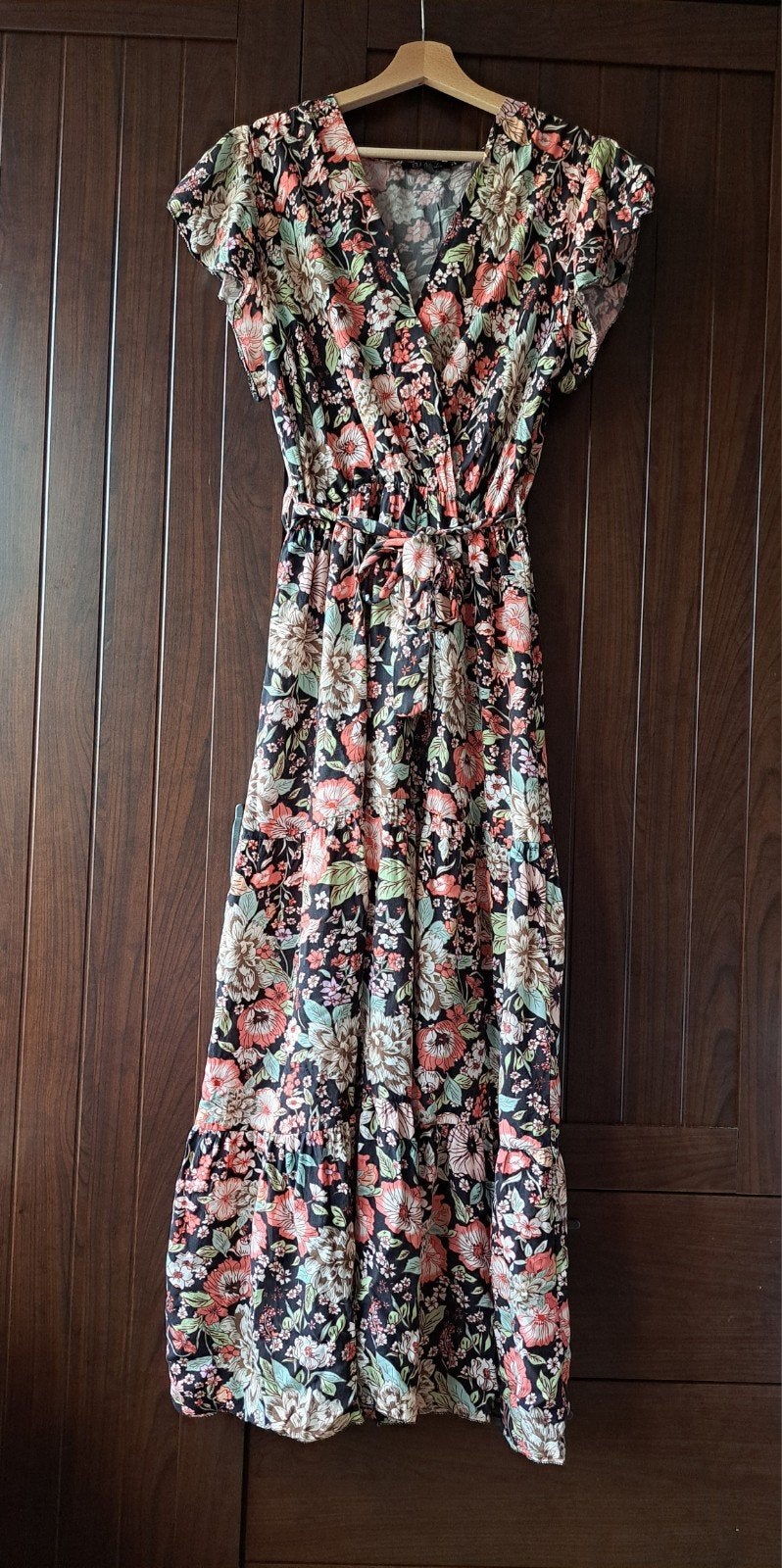 Mooie zomerjurk in maat L, Kleding | Dames, Verzenden, Gedragen, Maat 42/44 (L), Onder de knie