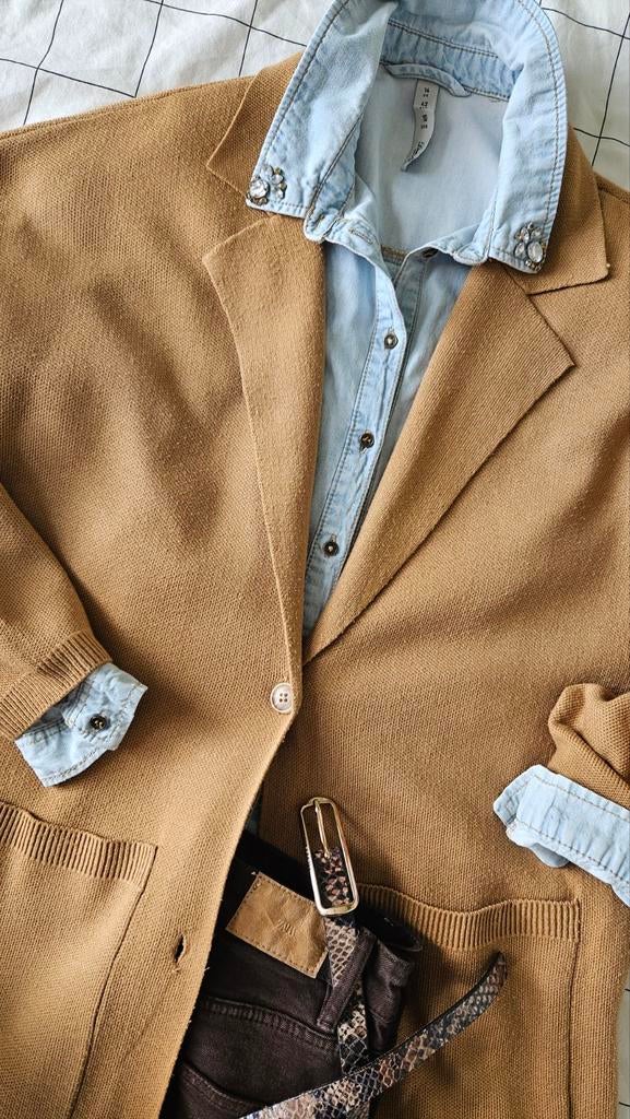 Gilet long femme taille S-M camel, Kleding | Dames