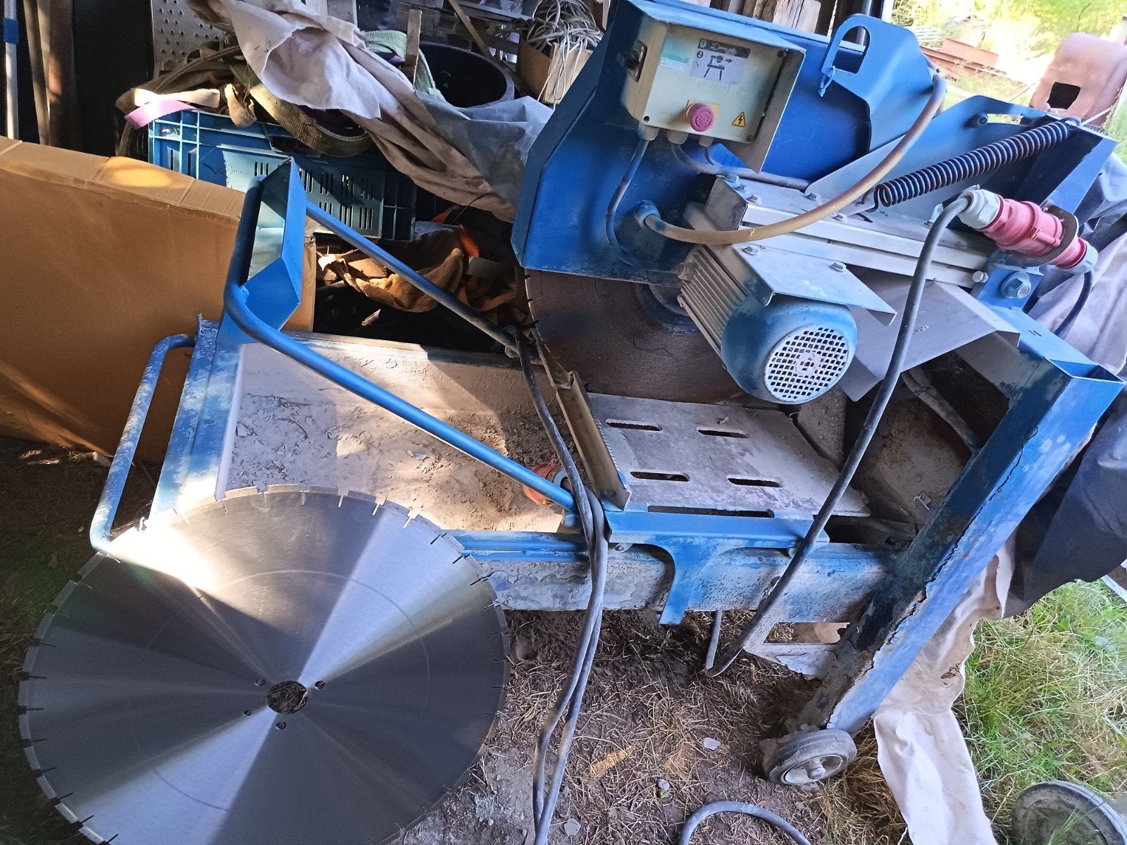 steenzaag merk Lissmac, Ophalen of Verzenden, Gebruikt, 1200 watt of meer, 70 mm of meer