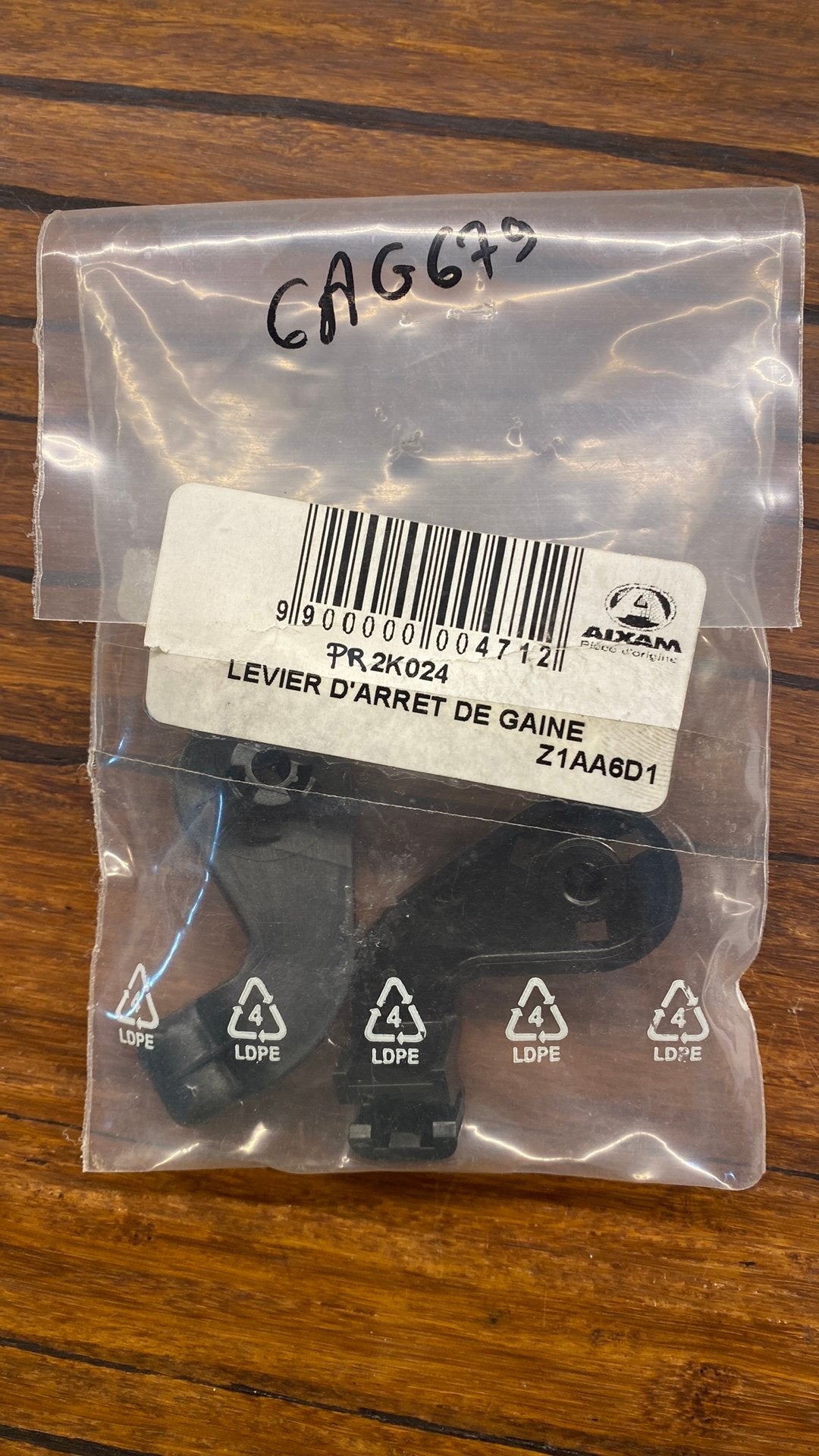 Leviers darrets de gaine Aixam (2 pieces), Verzenden, Nieuw