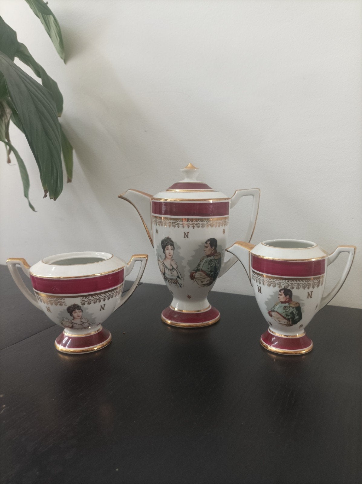 set service à thé ou café Napoléon, Enlèvement