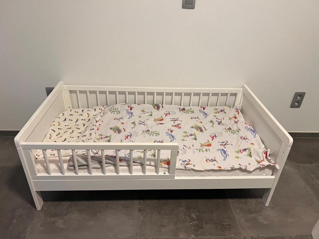Kinderbedje, Kinderen en Baby's, Kinderkamer | Bedden, Ophalen, Gebruikt, Matras