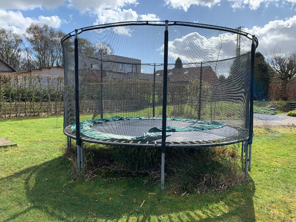 trampoline, Kinderen en Baby's, Speelgoed | Buiten | Trampolines, Ophalen, Gebruikt