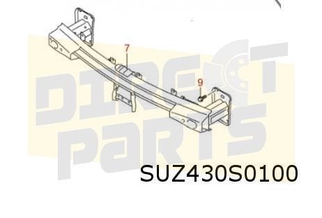 Suzuki S-Cross (1/22-) (JY / AKK) voorbumperbalk Origineel!, -, -, Nieuw, Bumper