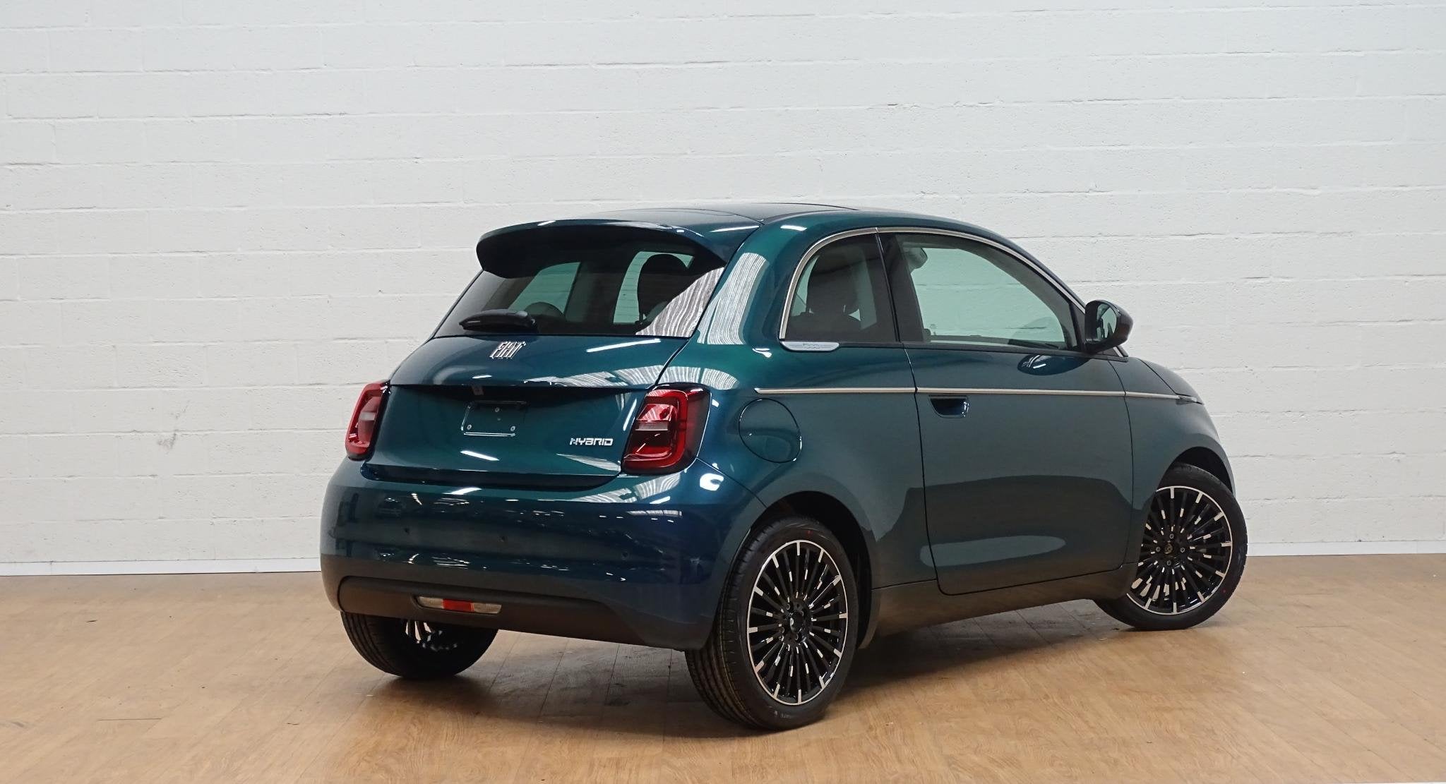 Fiat 500 1.0 Hybrid LA PRIMA, Autos, Fiat, Achat, Entreprise, 48 kW, Noir
