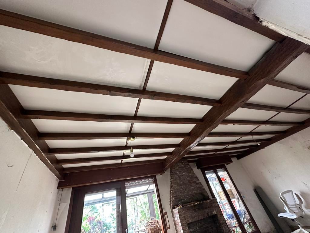 Plafond met balken, Ophalen, Zo goed als nieuw, Balken