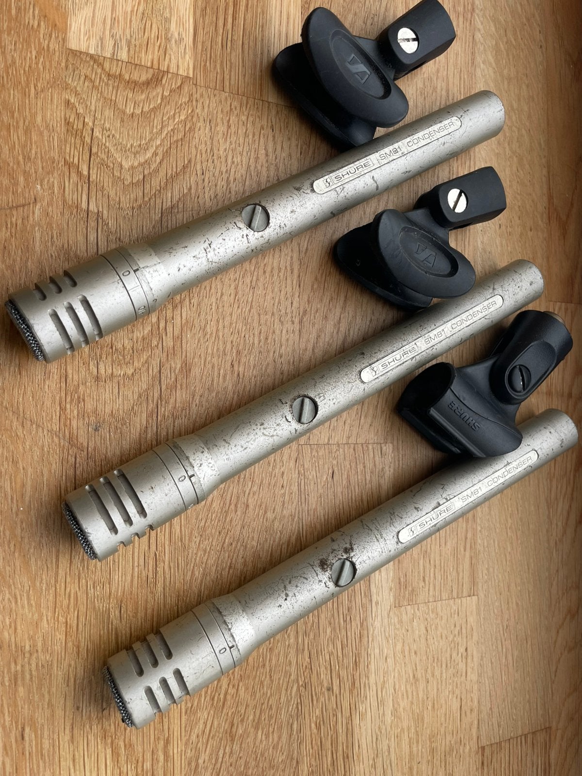 Shure Sm 81 Vintage (trio), Muziek en Instrumenten, Ophalen, Zo goed als nieuw