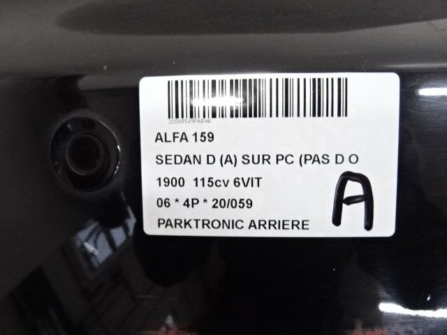 CAPTEUR AIDE AU STATIONNEMENT Alfa Romeo 159 (939AX), Utilisé, Alfa Romeo