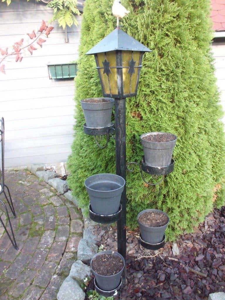 Supports et garnitures pour jardinieres façon fer forgé., Jardin & Terrasse, Enlèvement, Utilisé, Métal, Balcon