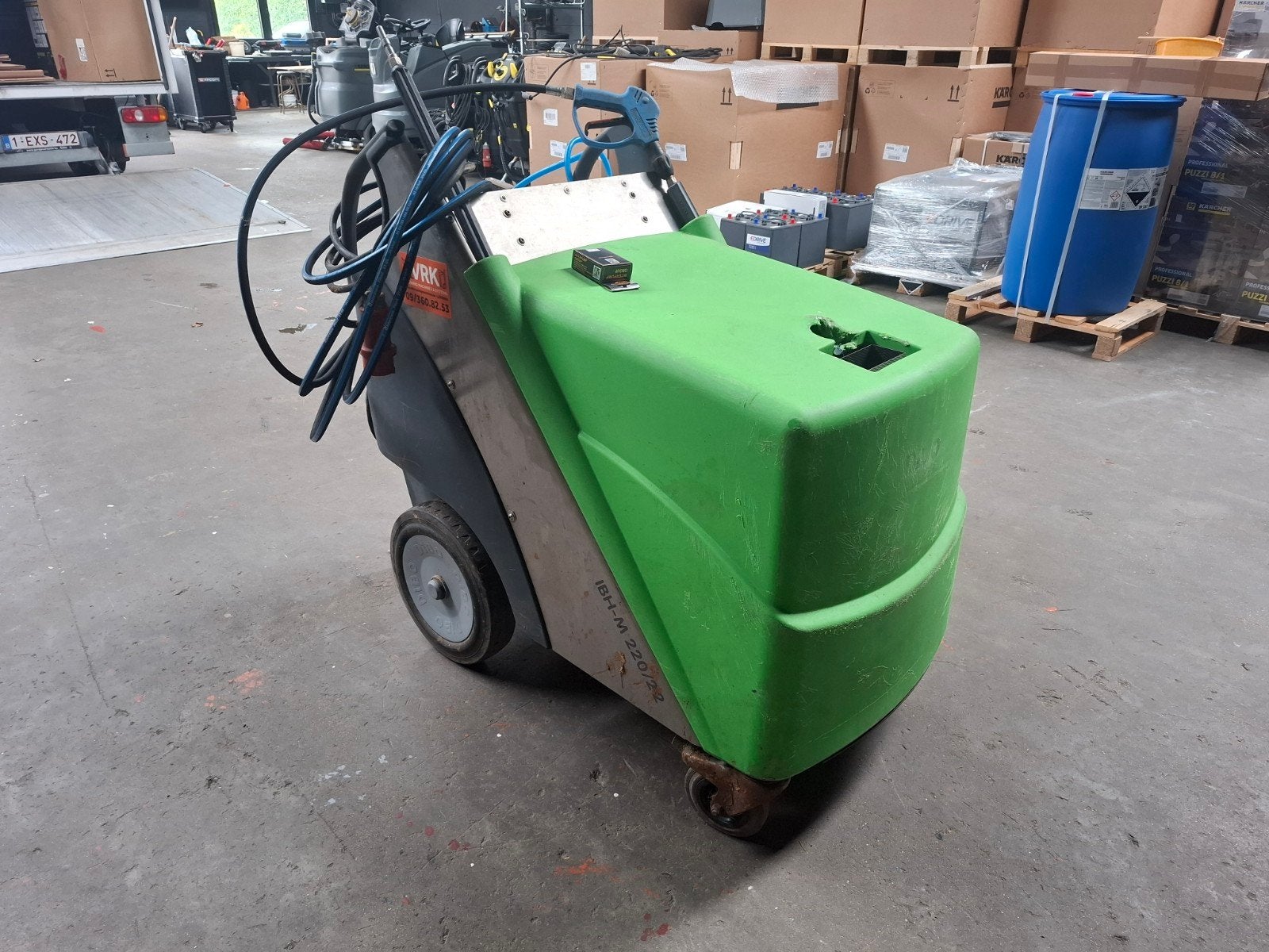 Dibo warmwater hogedrukreiniger IBH-M 220/22, Ophalen