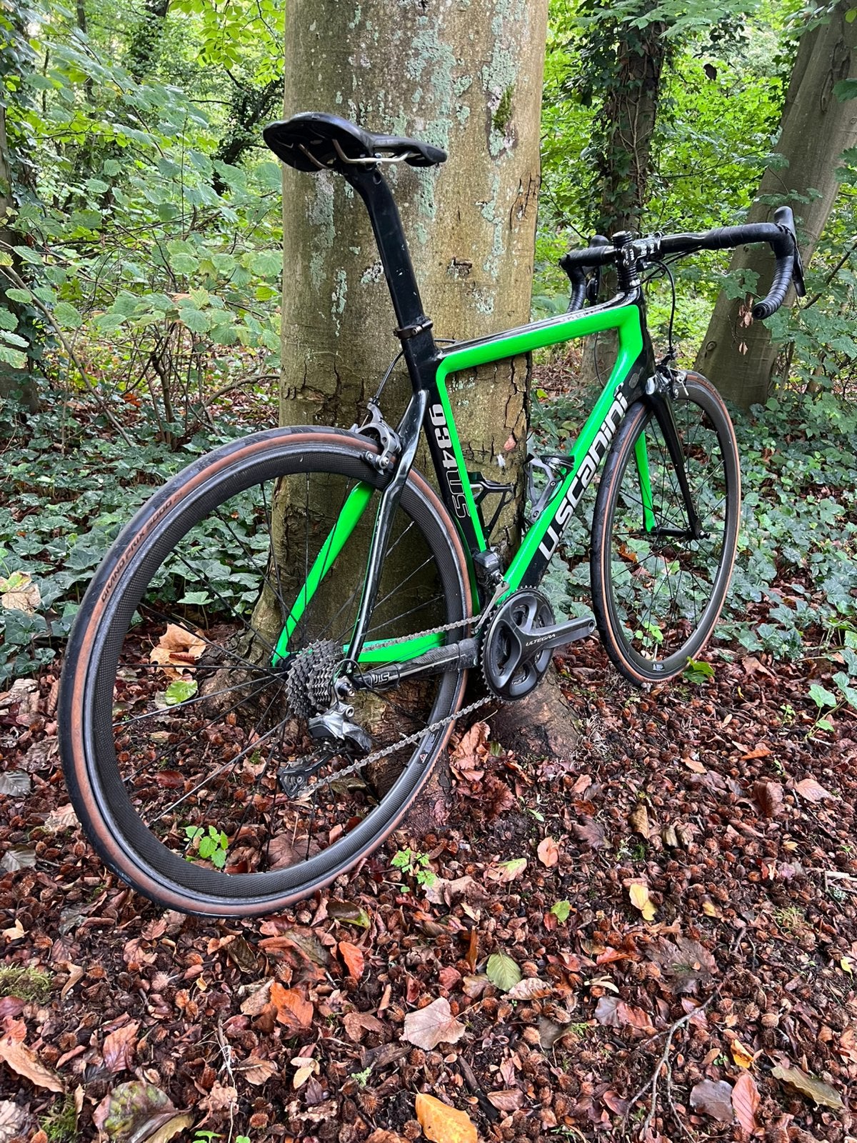 Prachtige U.Scanini Carbon, DI2 Ultegra, Carbon Wielen!, Fietsen en Brommers, Ophalen of Verzenden, Carbon