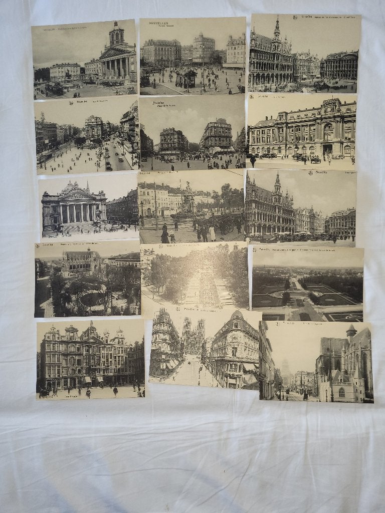 Anciennes cartes postales de Bruxelles, Enlèvement, Avant 1920, Non affranchie, Bruxelles (Capitale)