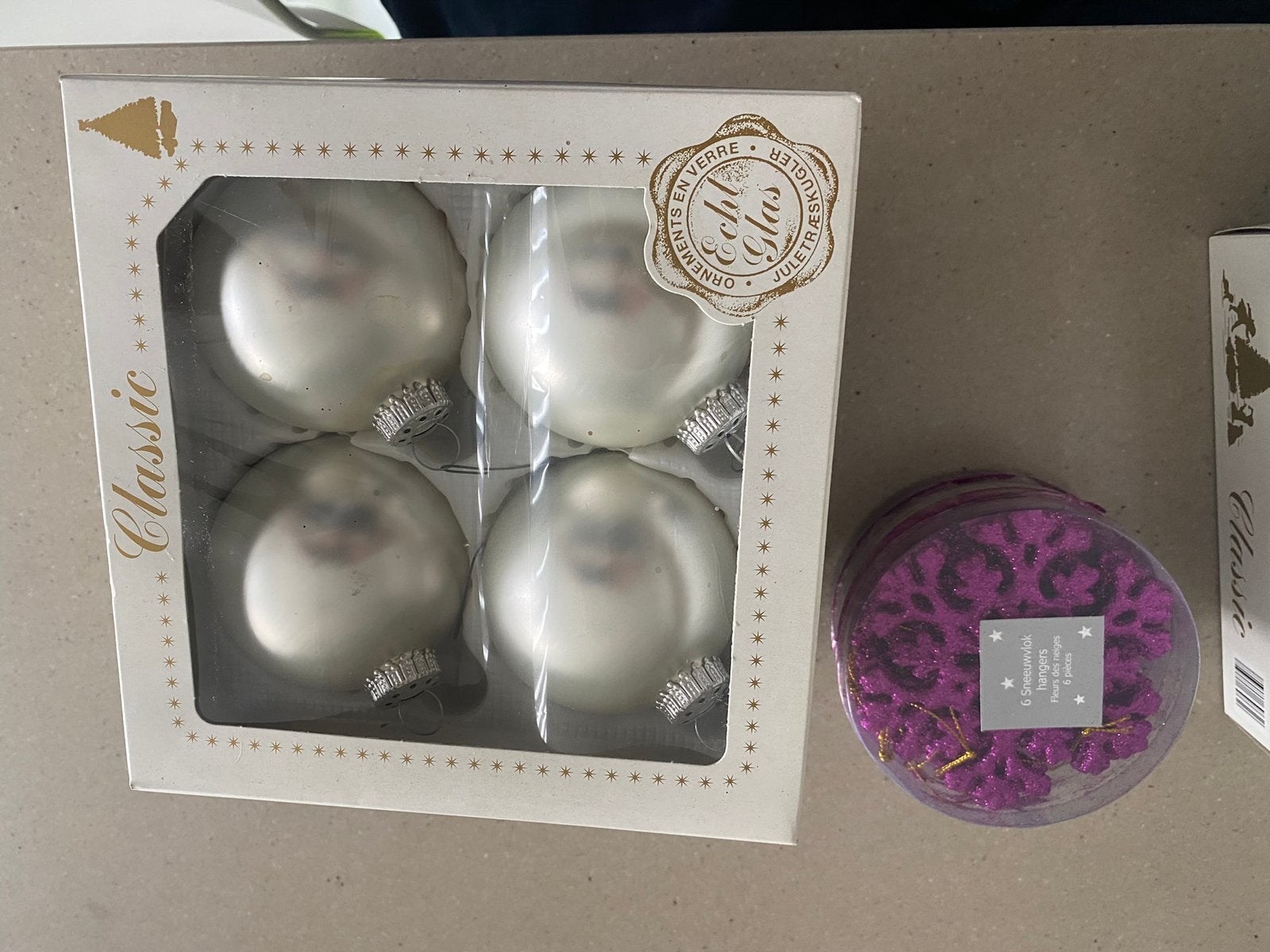 Opruim zolder kerstballen zilver, Diversen, Kerst, Ophalen, Zo goed als nieuw