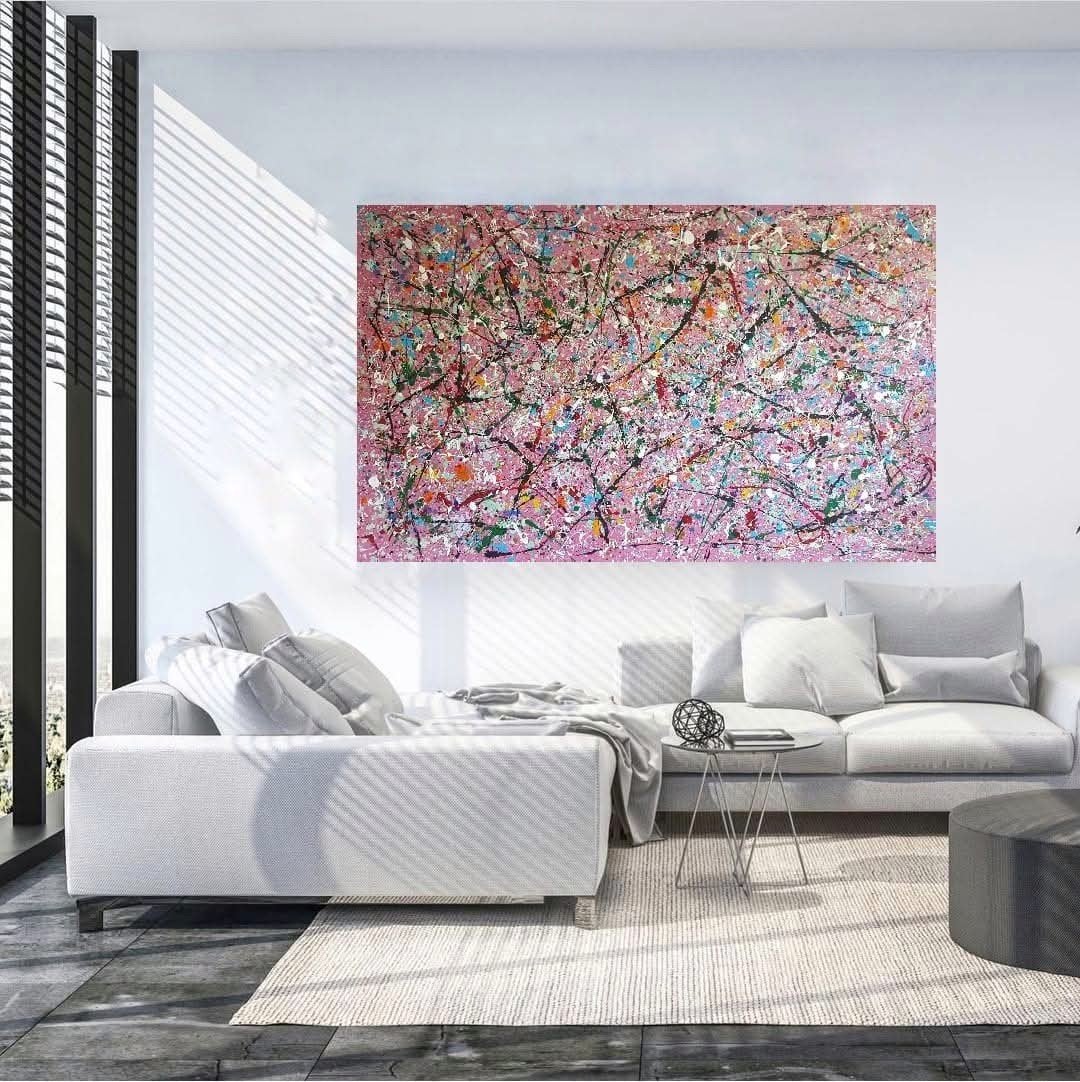Living My Life, Antiek en Kunst, Kunst | Schilderijen | Abstract, Ophalen