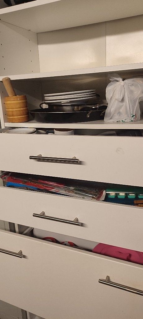Hoge opbergkast, Huis en Inrichting, Ophalen, Gebruikt