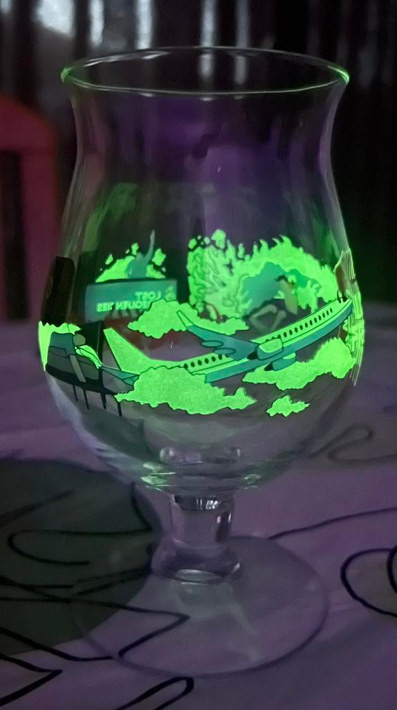 Le verre Duvel Felix de Laet brille dans le noir, Enlèvement ou Envoi, Neuf, Verre ou Verres, Duvel