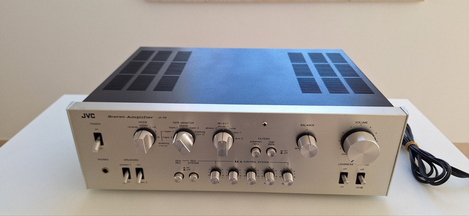 ampli integree stereo jvc ja-S8  sea, Enlèvement ou Envoi