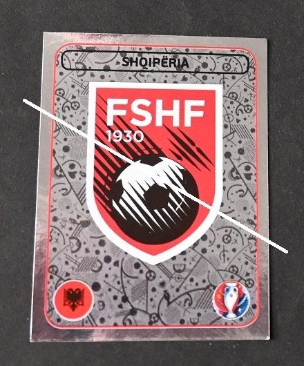 Panini/Euro 2016/Emblème Shopëria/Albanie, Envoi, Neuf, Affiche, Image ou Autocollant
