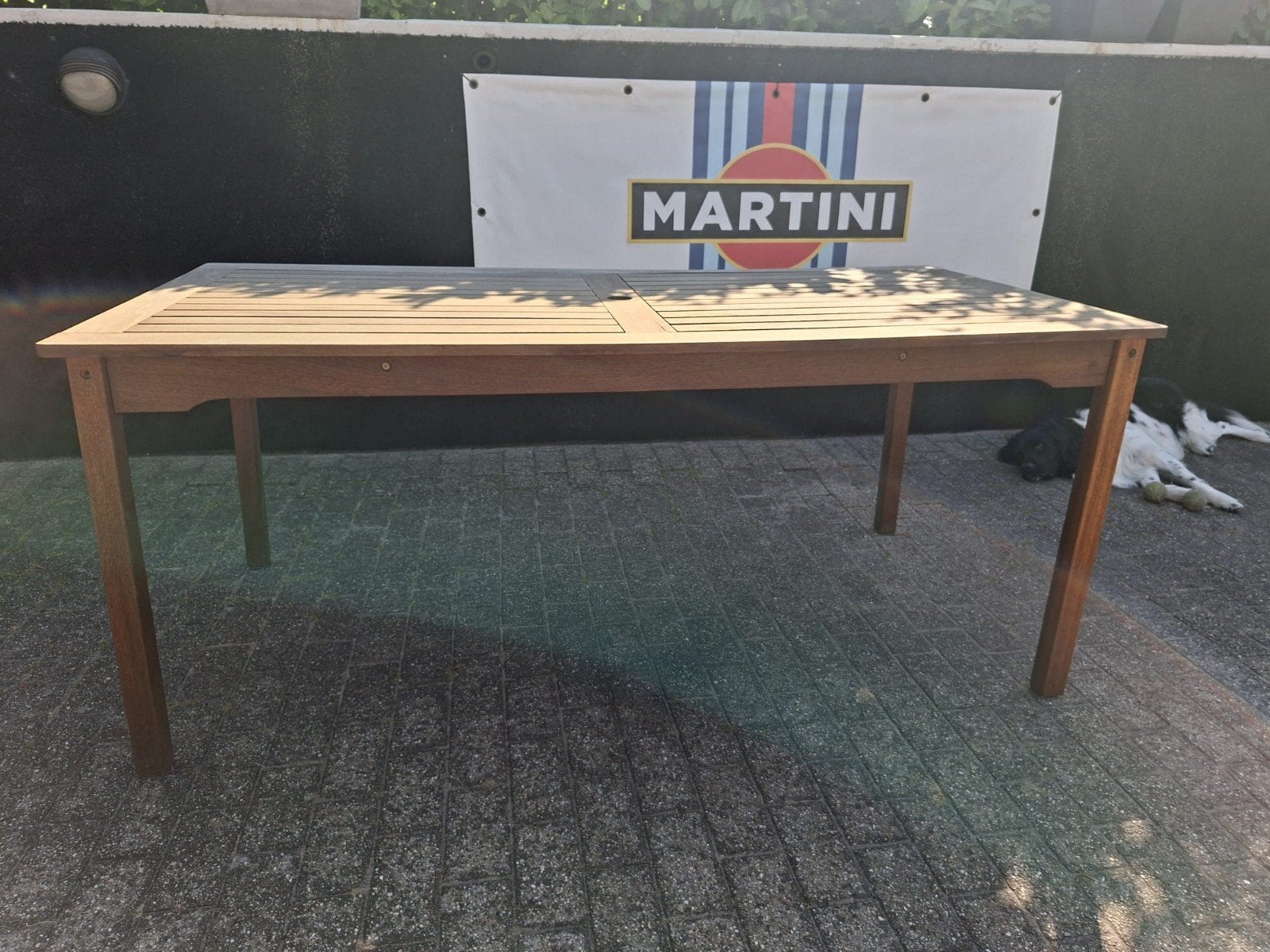 teak terrastafel, Tuin en Terras, Ophalen