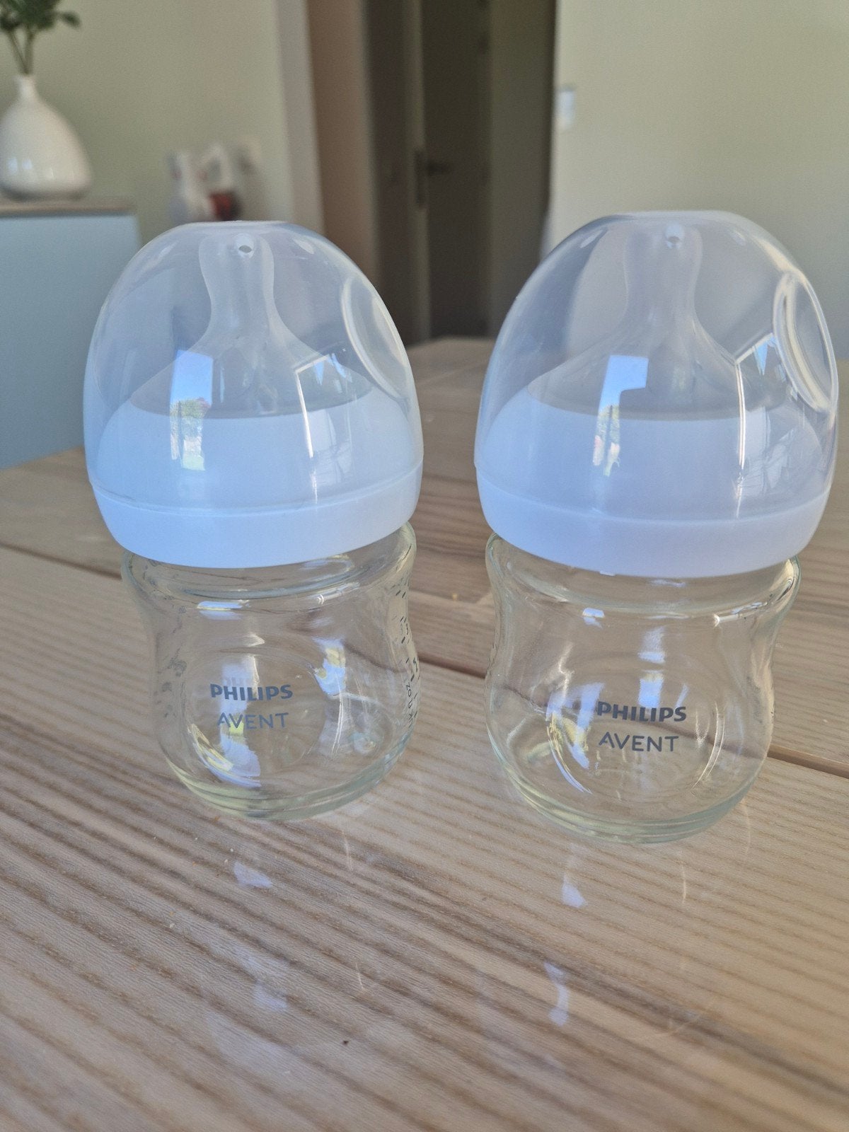 Avent-glazen babyfles, Ophalen