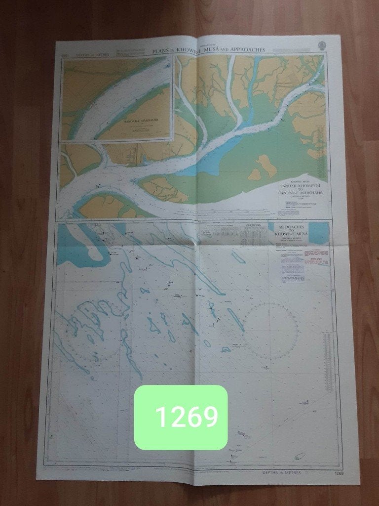 Zeekaarten met vaarroutes (deel 2), Ophalen of Verzenden, Gebruikt, Kaart, Foto of Prent