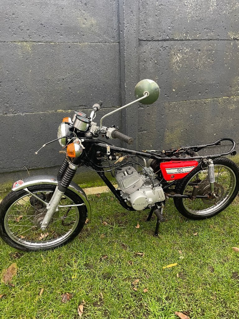 yamaha rd 50 dx, Ophalen, 50 cc, Yamaha
