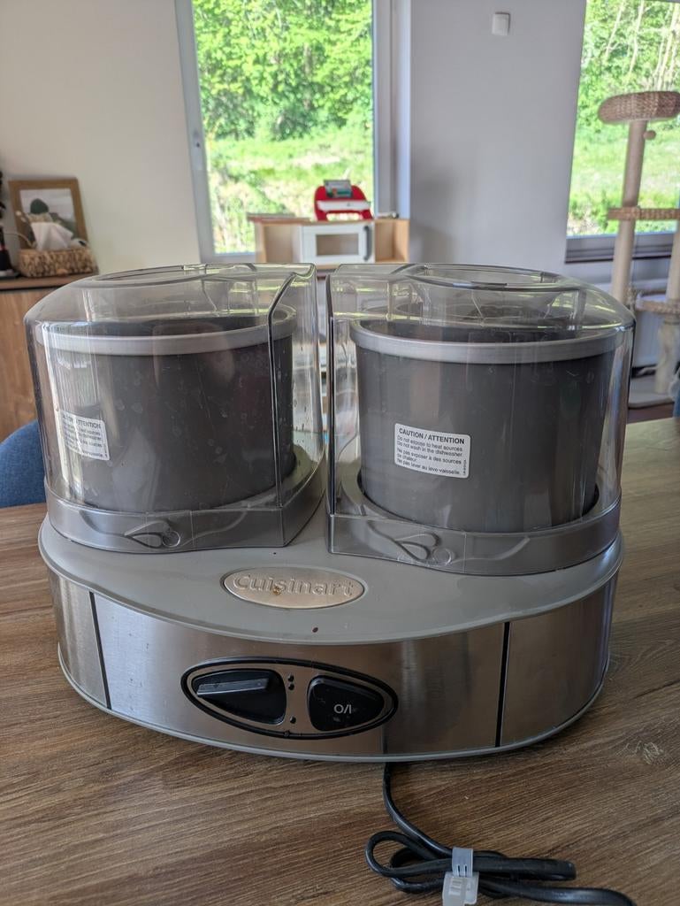 Sorbetière double Cuisinart