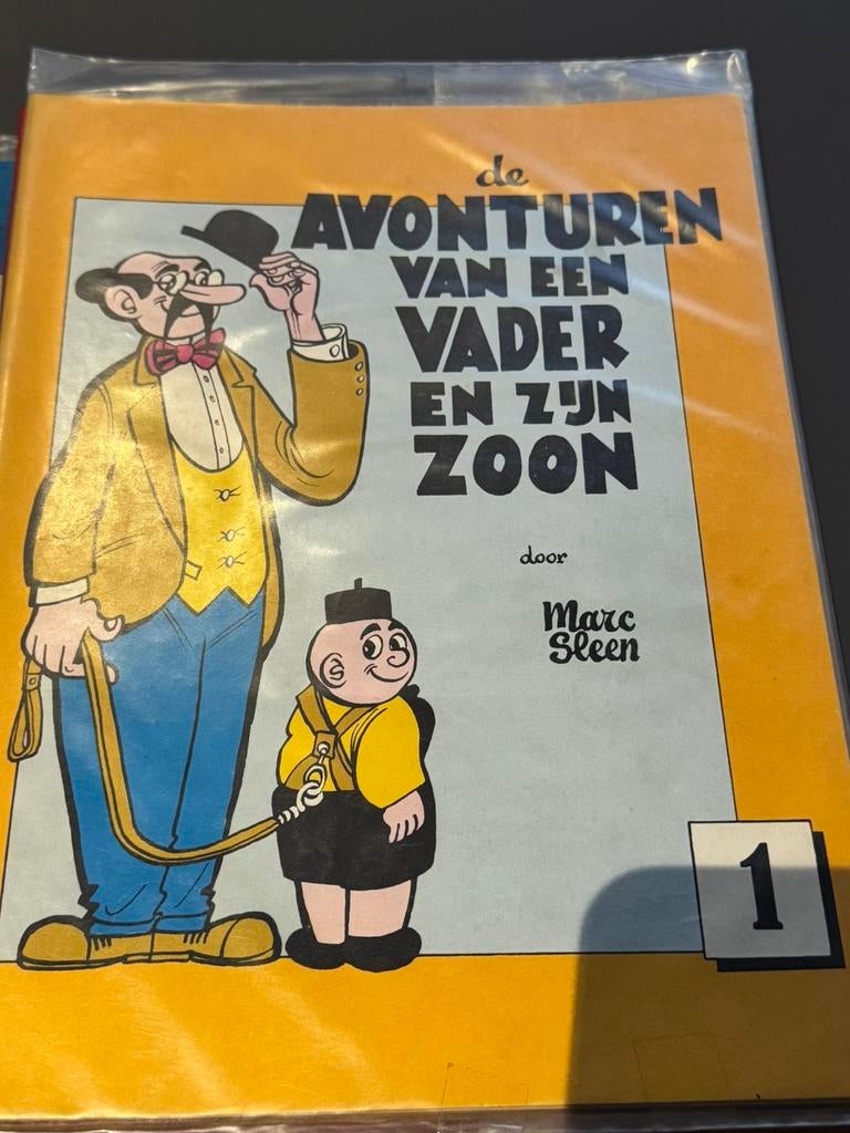 „De avonturen van een vader en zijn zoon“ Marc Sleen  (50), Boeken, Stripverhalen, Gelezen, Meerdere stripboeken, Ophalen of Verzenden