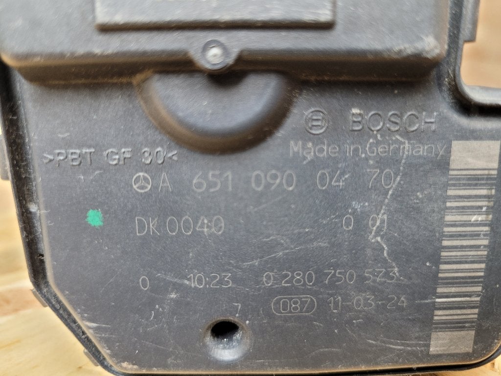 Bosch gasklephuis ref: A 651 090 04 70 Mercedes, Auto-onderdelen, Ophalen, Gebruikt, Mercedes-Benz