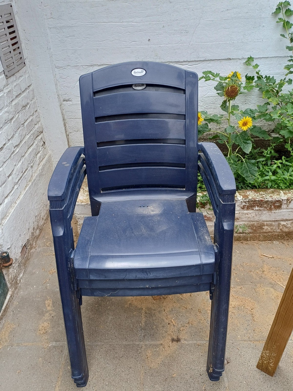 2 verstelbare+5 vaste tuinstoelen van Hartman royal Grey,, Ophalen