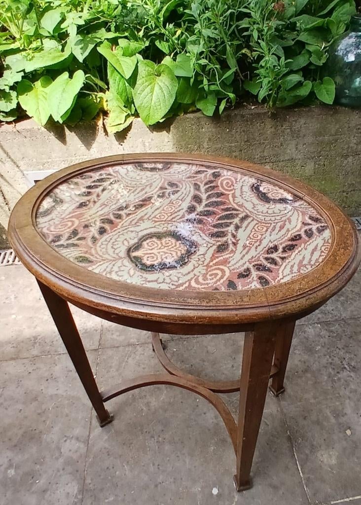 art deco tafel, Ophalen