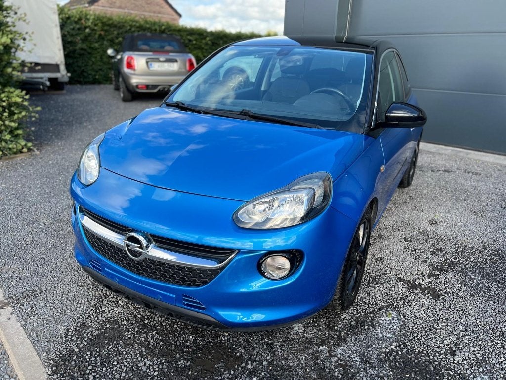 Opel Adam 1.0 benzine, Autos, Euro 6, Noir, Particulier, 1199 kg