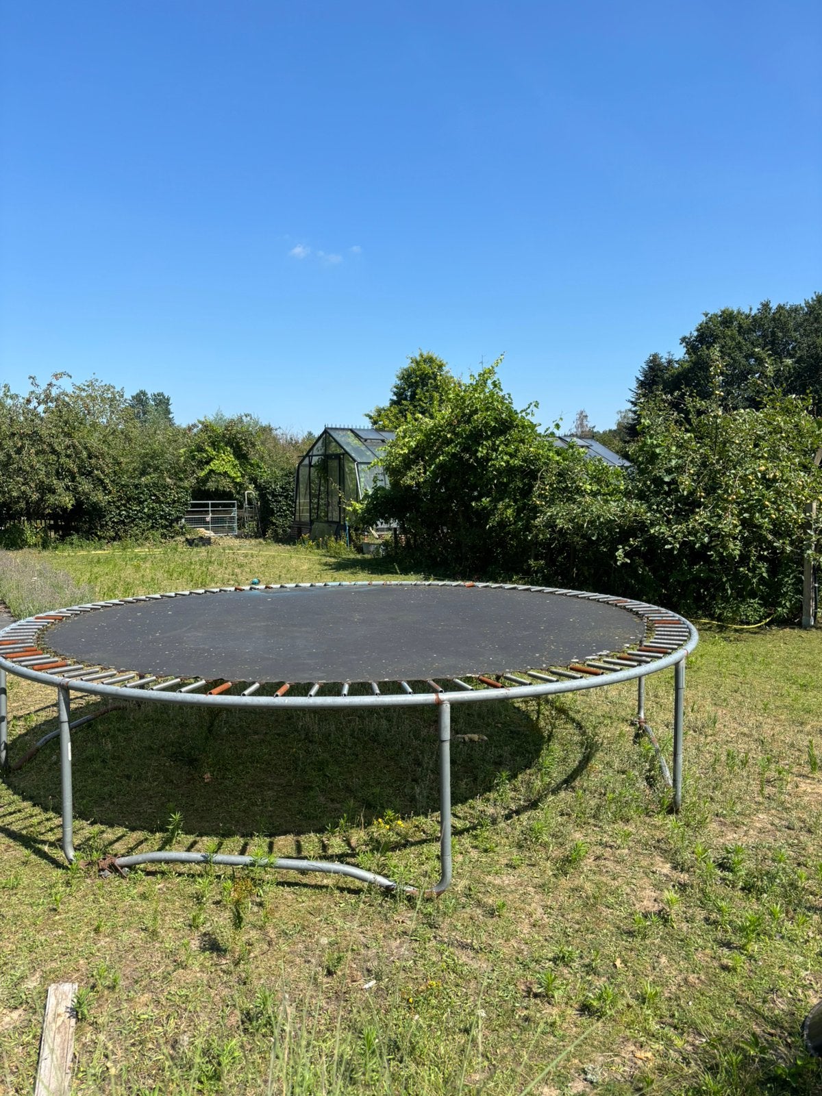 Trampoline te koop, Kinderen en Baby's, Speelgoed | Buiten | Trampolines, Ophalen, Gebruikt