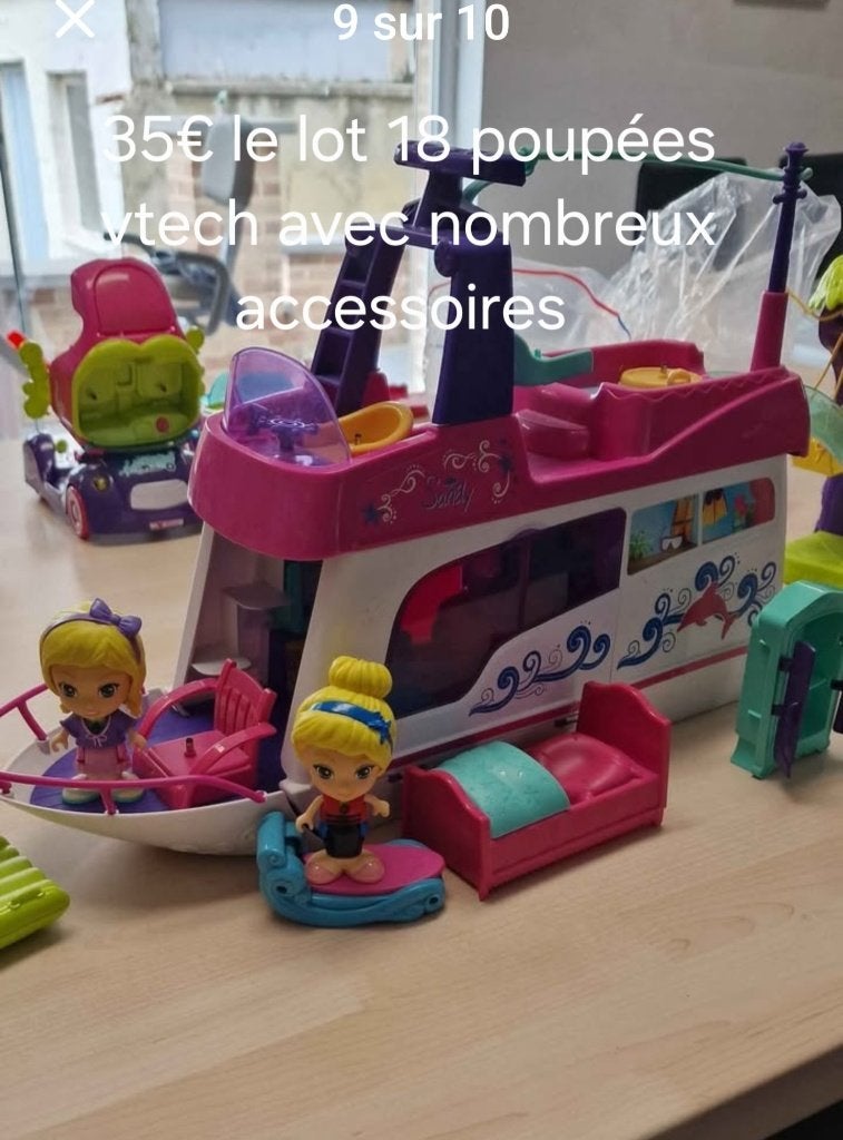 Poupées et accessoires Flipsies de Vtech, Kinderen en Baby's, Speelgoed | Poppen, Zo goed als nieuw, Ophalen