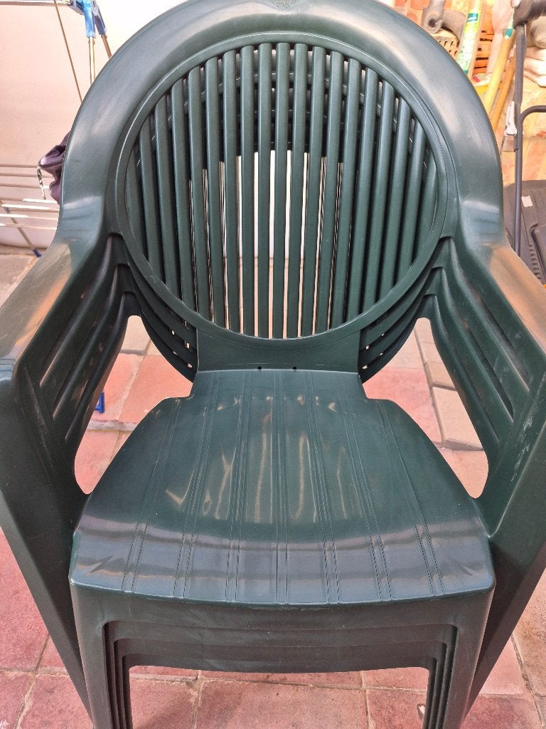 chaises de jardin, Jardin & Terrasse, Enlèvement, Utilisé, Synthétique, Empilable