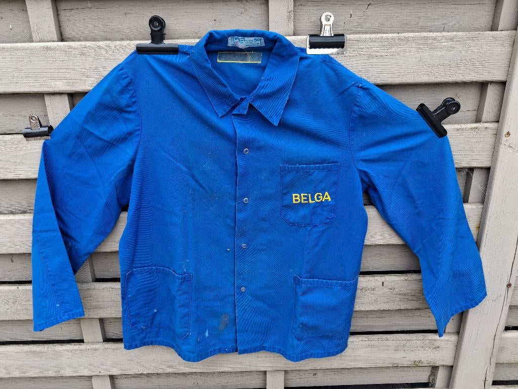oude personeels werkvest  BELGA  SIGARETTEN, Verzamelen, Ophalen of Verzenden, Gebruikt, Gebruiksvoorwerp