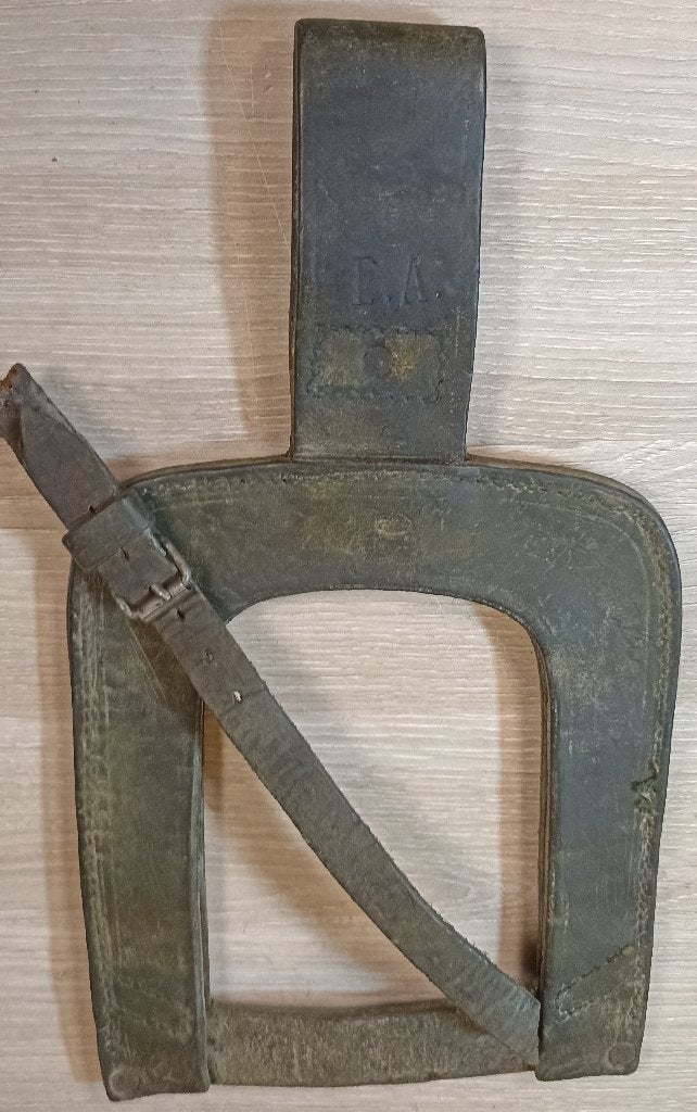 Rare porte-pelle "Squelette" Armée Grecque E.A. origine ww2, Enlèvement ou Envoi, Armée de terre, Autres types