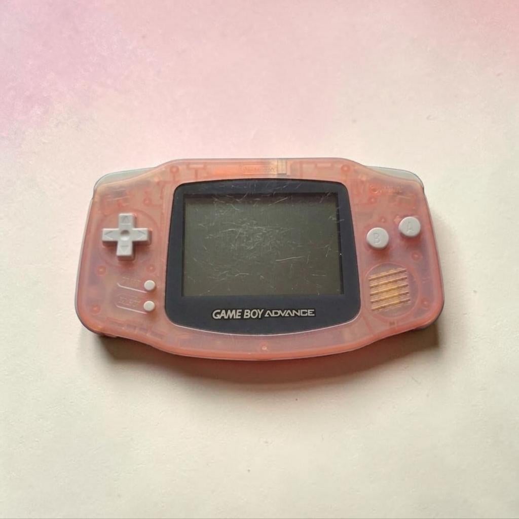 Game Boy Advance (GBA) - Doorschijnend roze - Gold State, Games en Spelcomputers, Verzenden, Game Boy Advance
